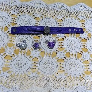 Snap Jewelry Bracelet with Snap Buttons